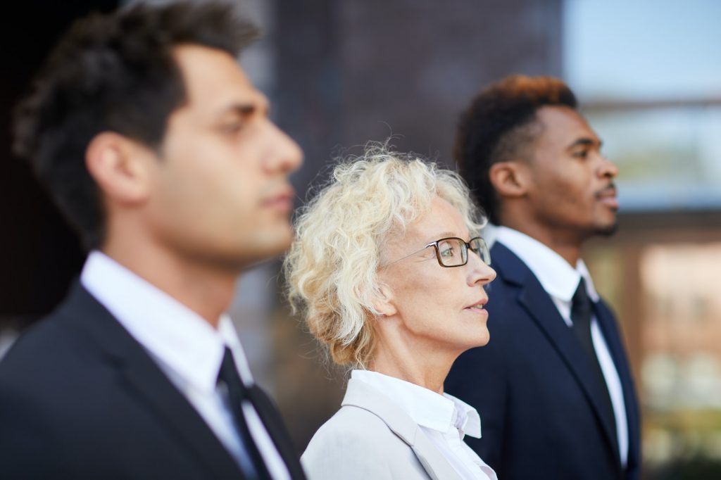 Purposeful business team